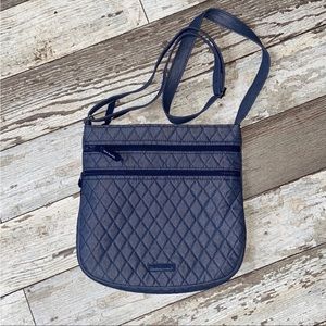 Vera Bradley denim colored crossbody.